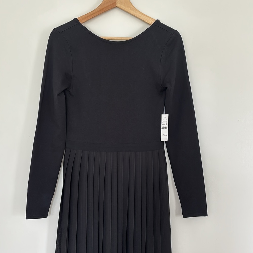 NWT J. Crew Pleated ballet dress stretch cotton scoop open back CF797 plisse - Picture 5 of 10